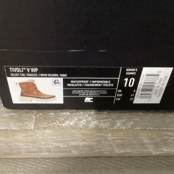 Sorel Women's Tivoli V Waterproof Booties, size 10 - Picture 10 of 11